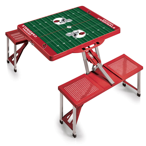 Arizona Cardinals - Picnic Table Portable Folding Table with Seats