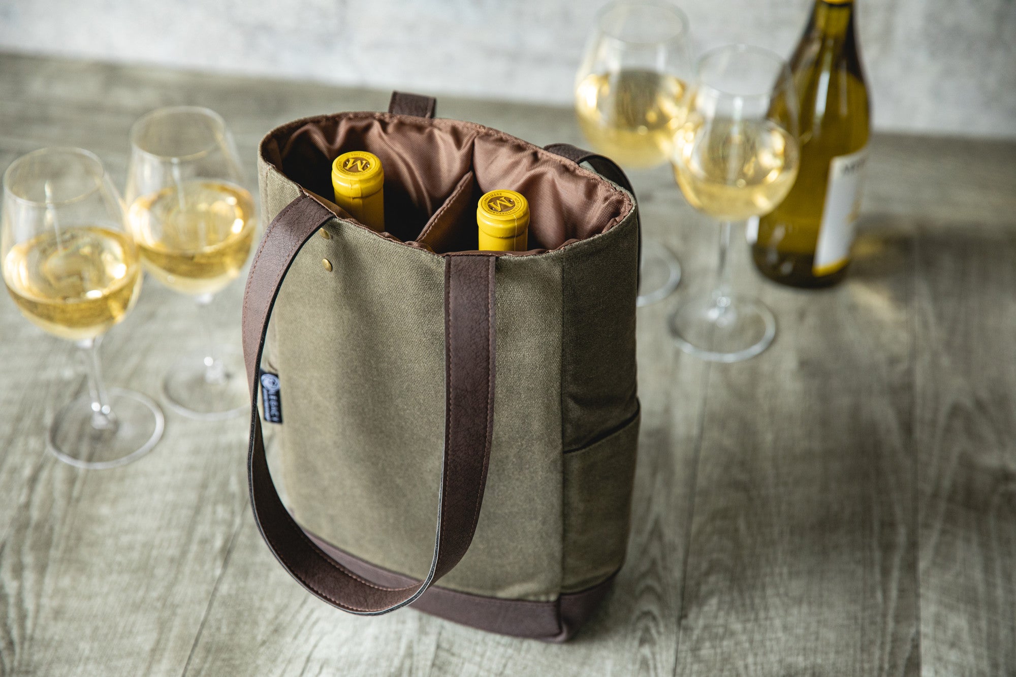 TCU Horned Frogs - 2 Bottle Insulated Wine Cooler Bag