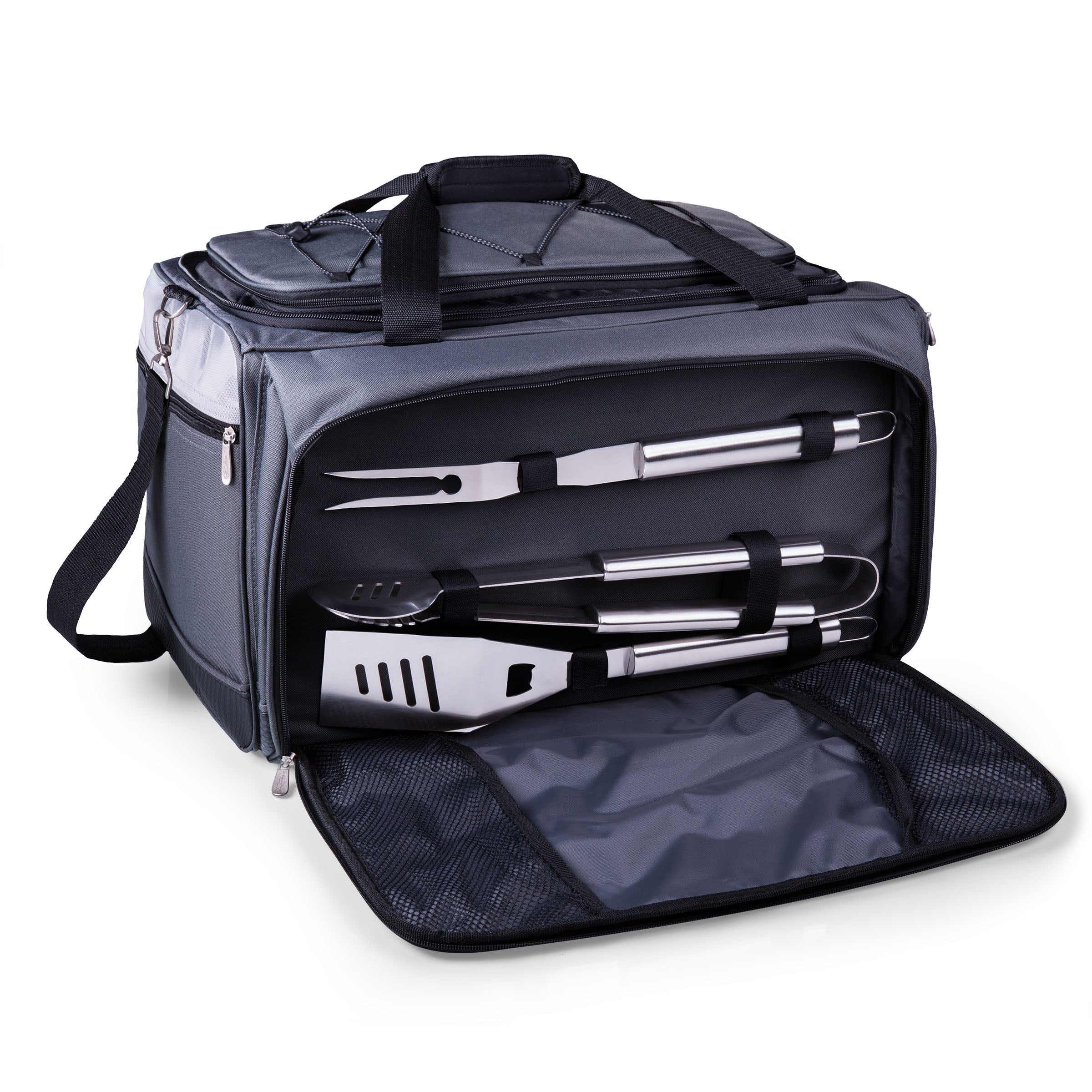 Army Black Knights - Buccaneer Portable Charcoal Grill & Cooler Tote