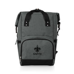 New Orleans Saints - On The Go Roll-Top Backpack Cooler