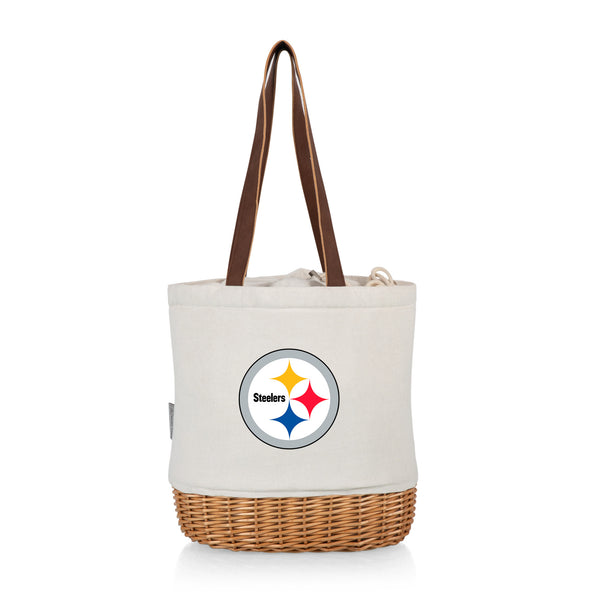 Pittsburgh Steelers - Pico Willow and Canvas Lunch Basket