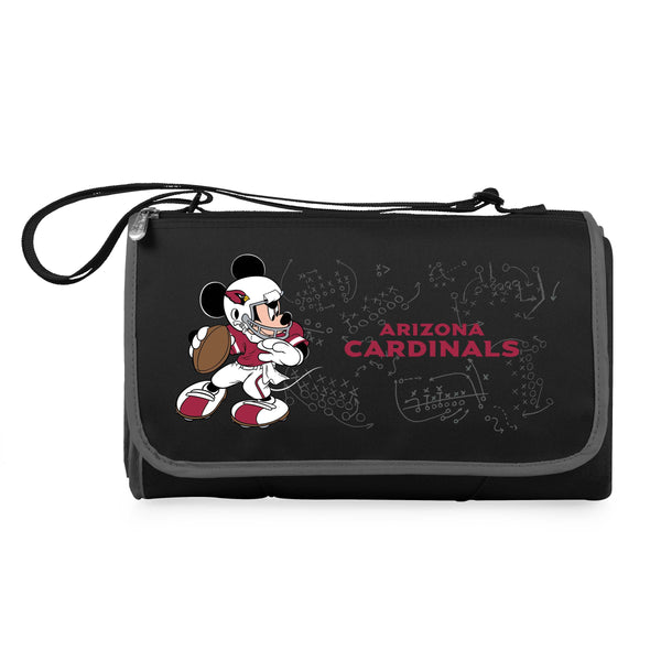 Arizona Cardinals Mickey Mouse - Blanket Tote Outdoor Picnic Blanket