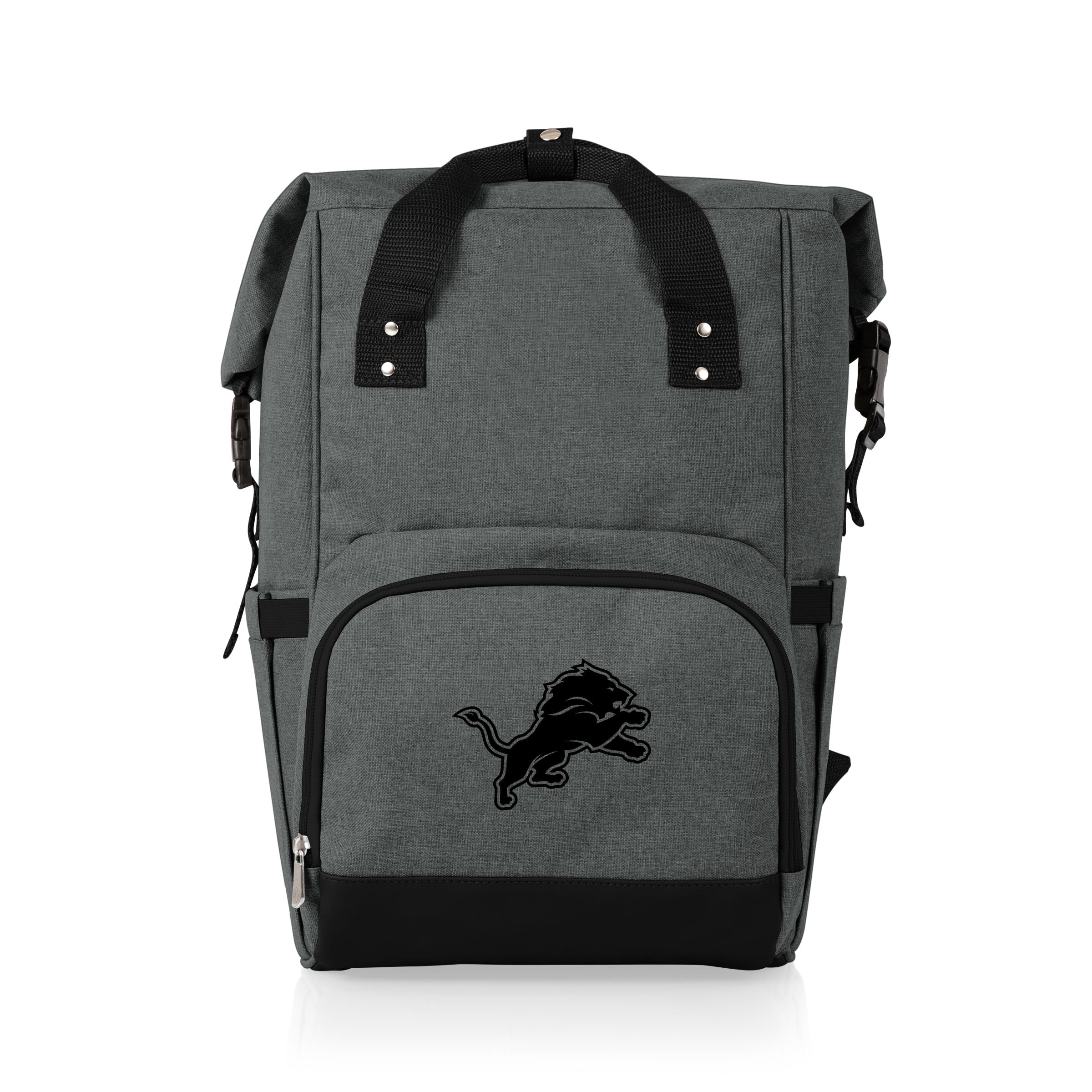 Detroit Lions - On The Go Roll-Top Backpack Cooler