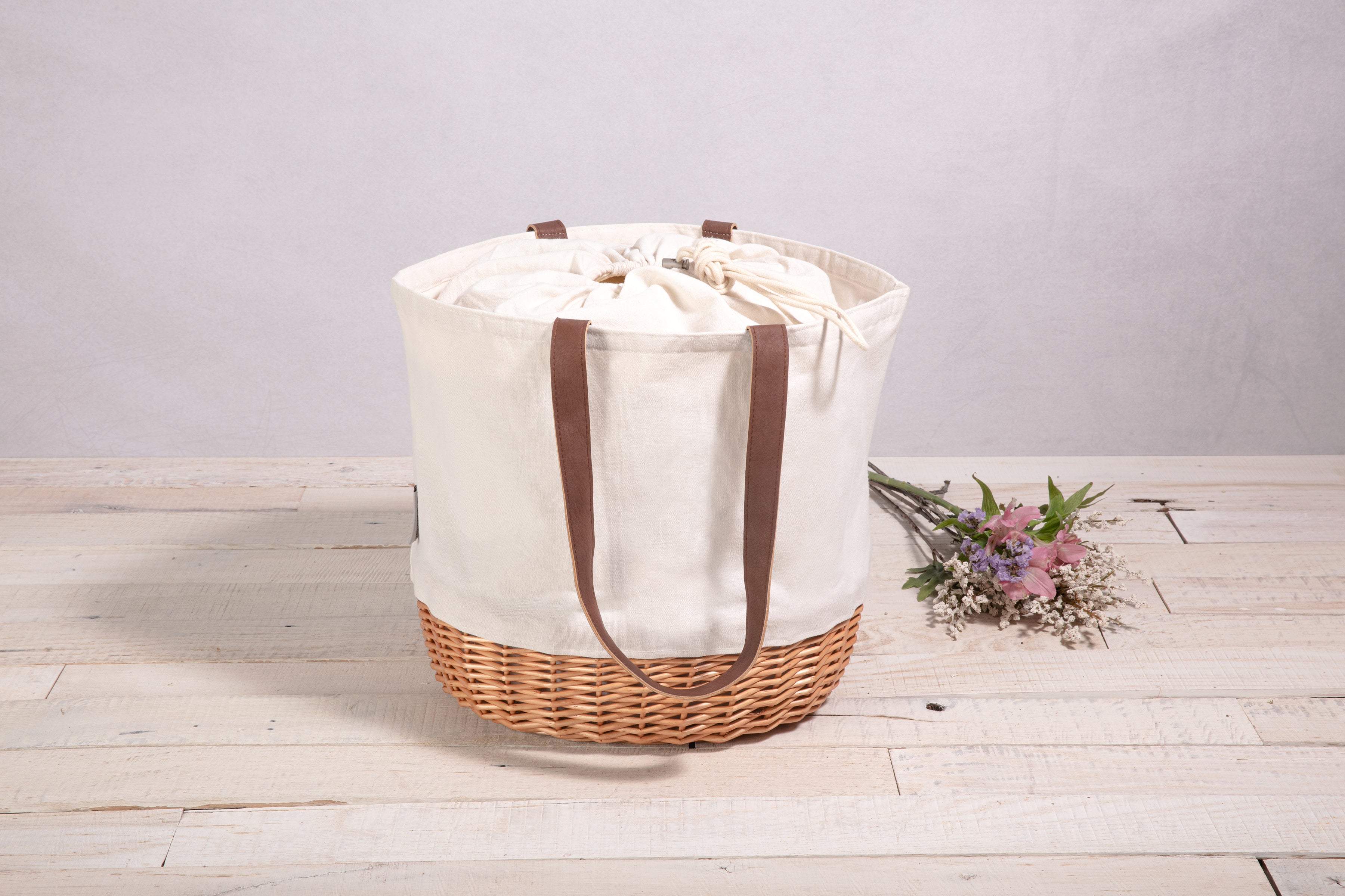 Tennessee Volunteers - Coronado Canvas and Willow Basket Tote