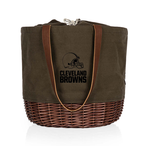 Cleveland Browns - Coronado Canvas and Willow Basket Tote