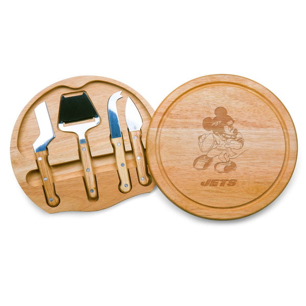 New York Jets Mickey Mouse - Circo Cheese Cutting Board & Tools Set