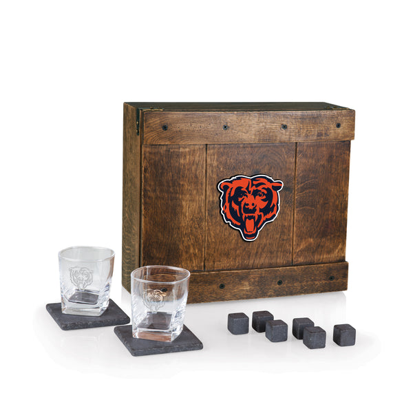 Chicago Bears - Whiskey Box Gift Set