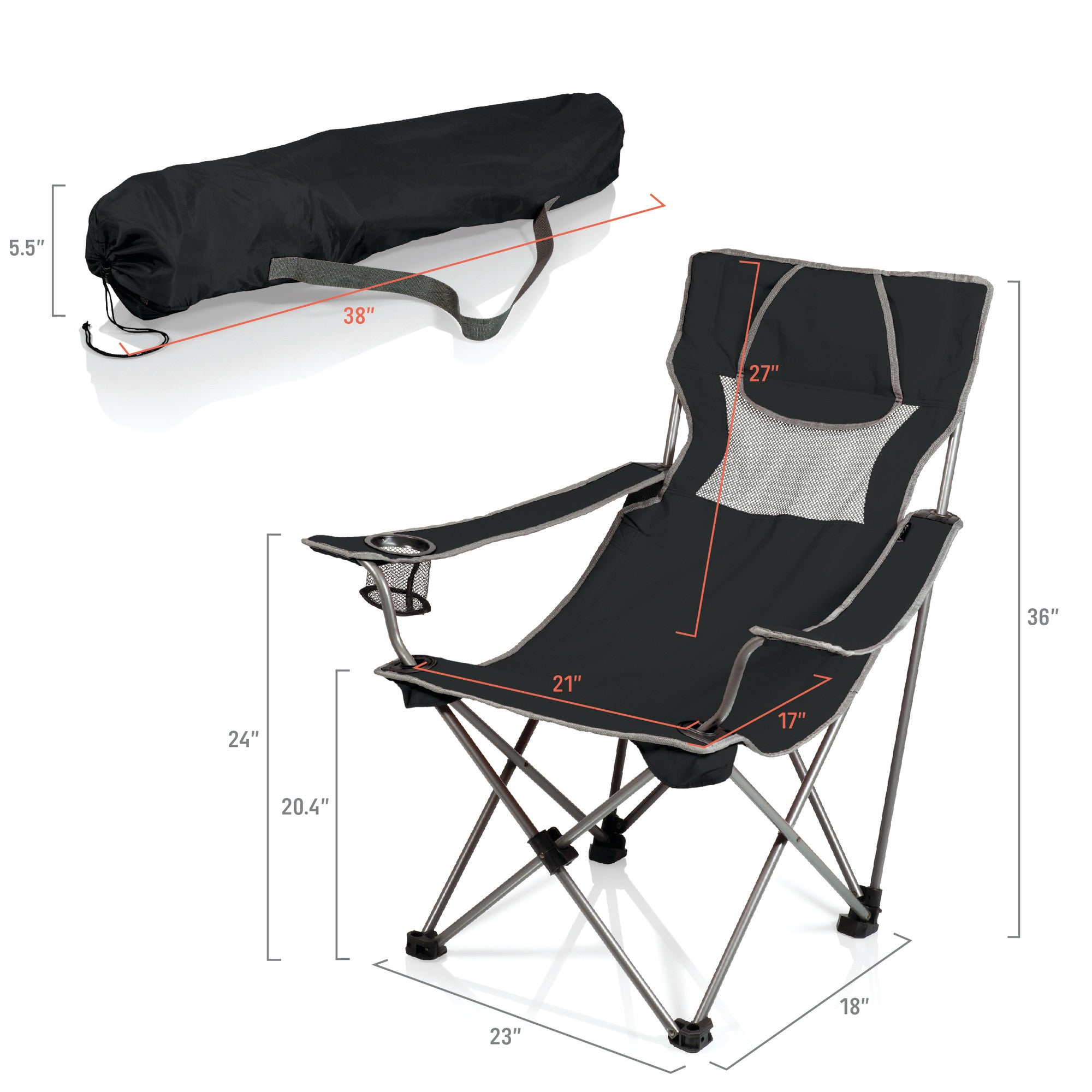 Cornell Big Red - Campsite Camp Chair