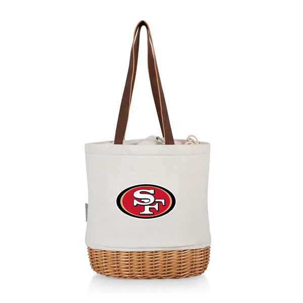 San Francisco 49ers - Pico Willow and Canvas Lunch Basket