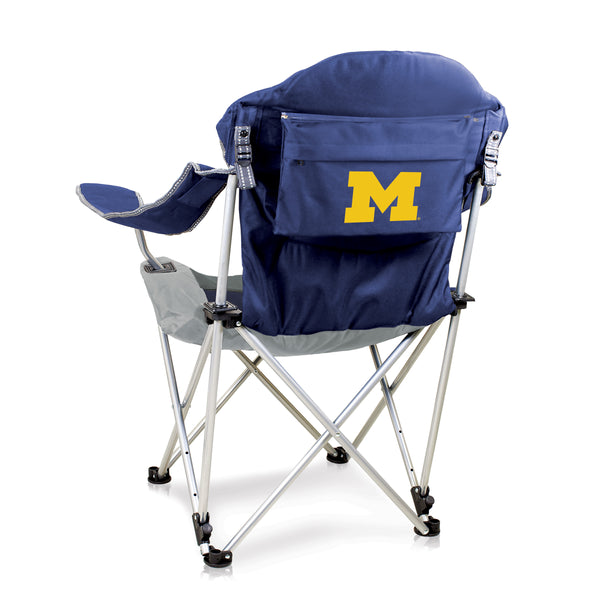 Michigan Wolverines - Reclining Camp Chair
