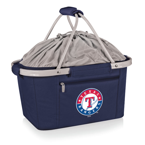 Texas Rangers - Metro Basket Collapsible Cooler Tote