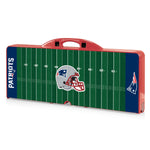 New England Patriots Football Field - Picnic Table Portable Folding Table with Seats