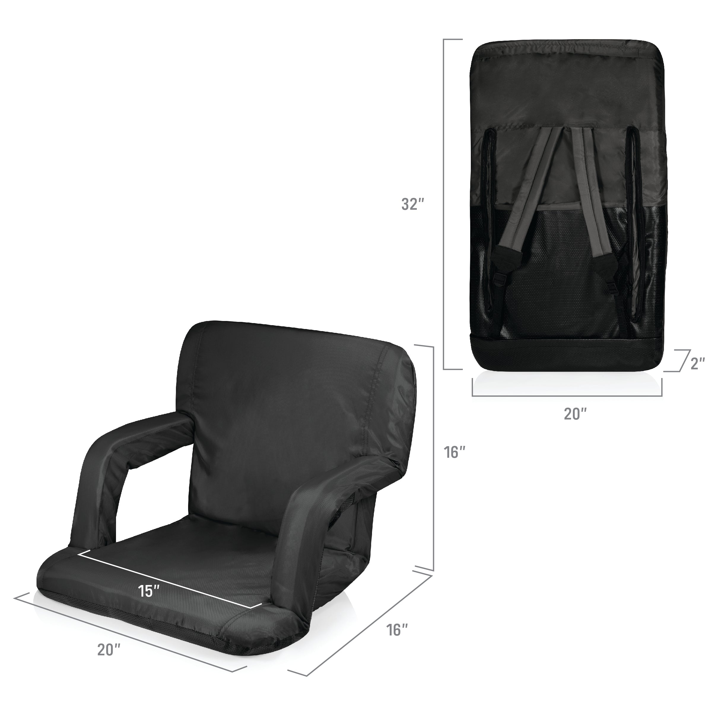 Anaheim Ducks - Ventura Portable Reclining Stadium Seat