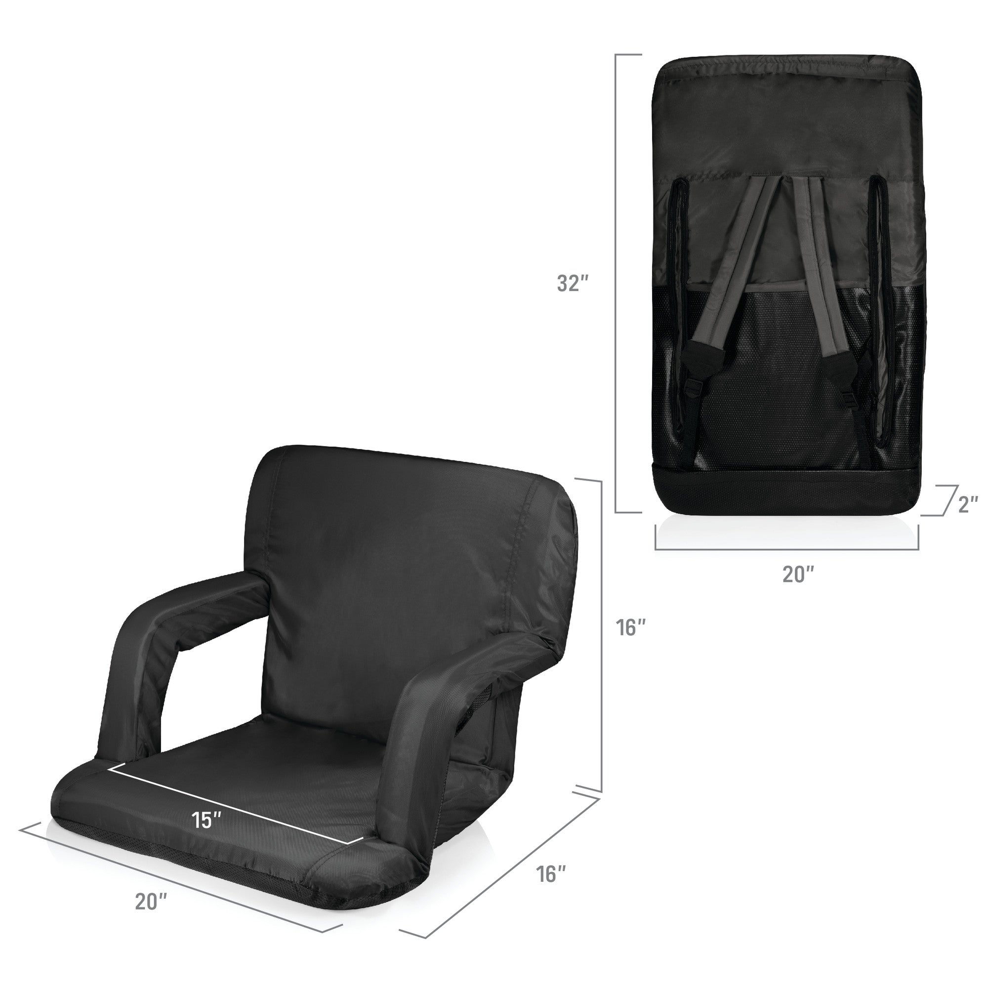 Cincinnati Bengals - Ventura Portable Reclining Stadium Seat