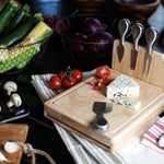 Asiago Cheese Cutting Board & Tools Set