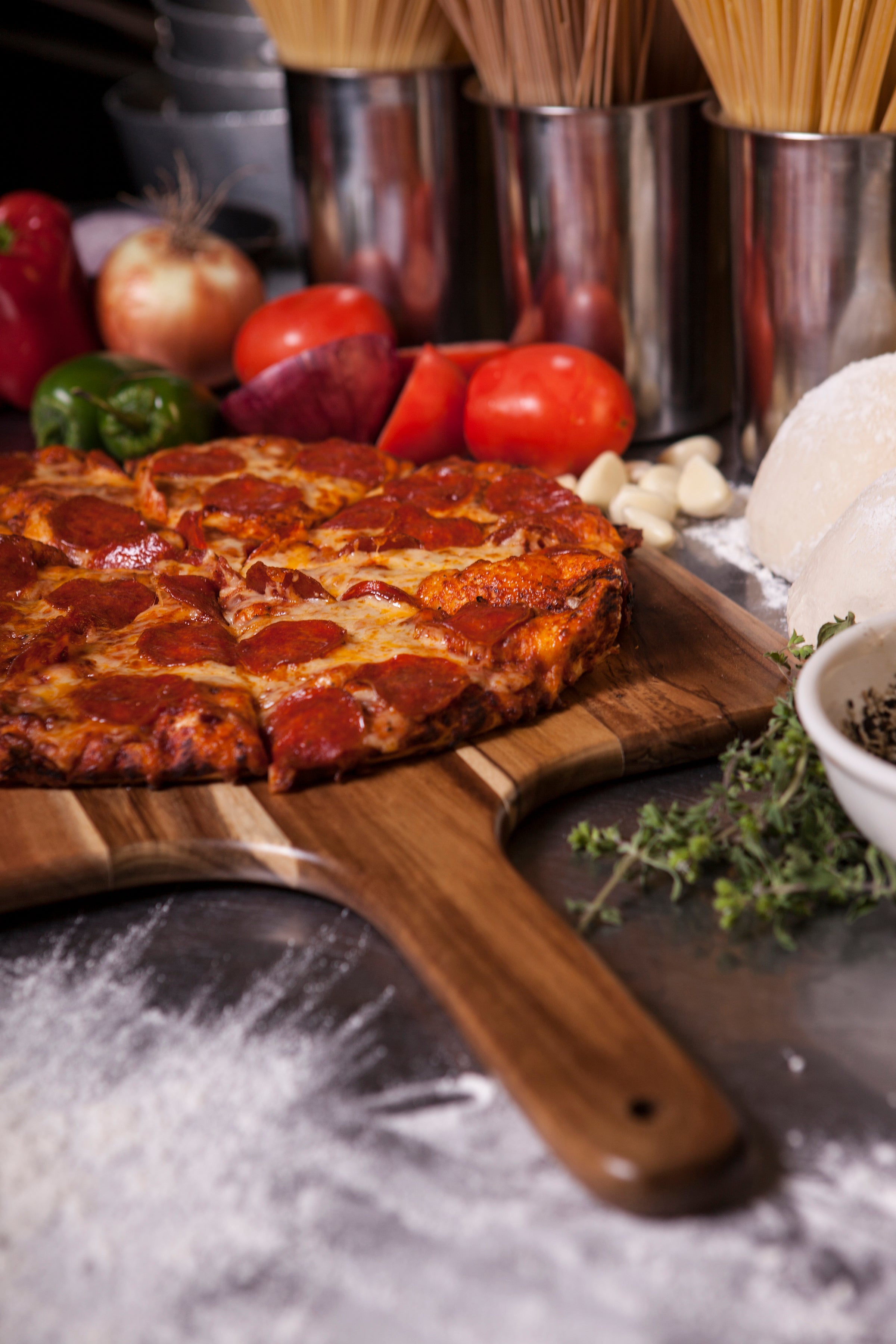 San Jose Sharks - Acacia Pizza Peel Serving Paddle