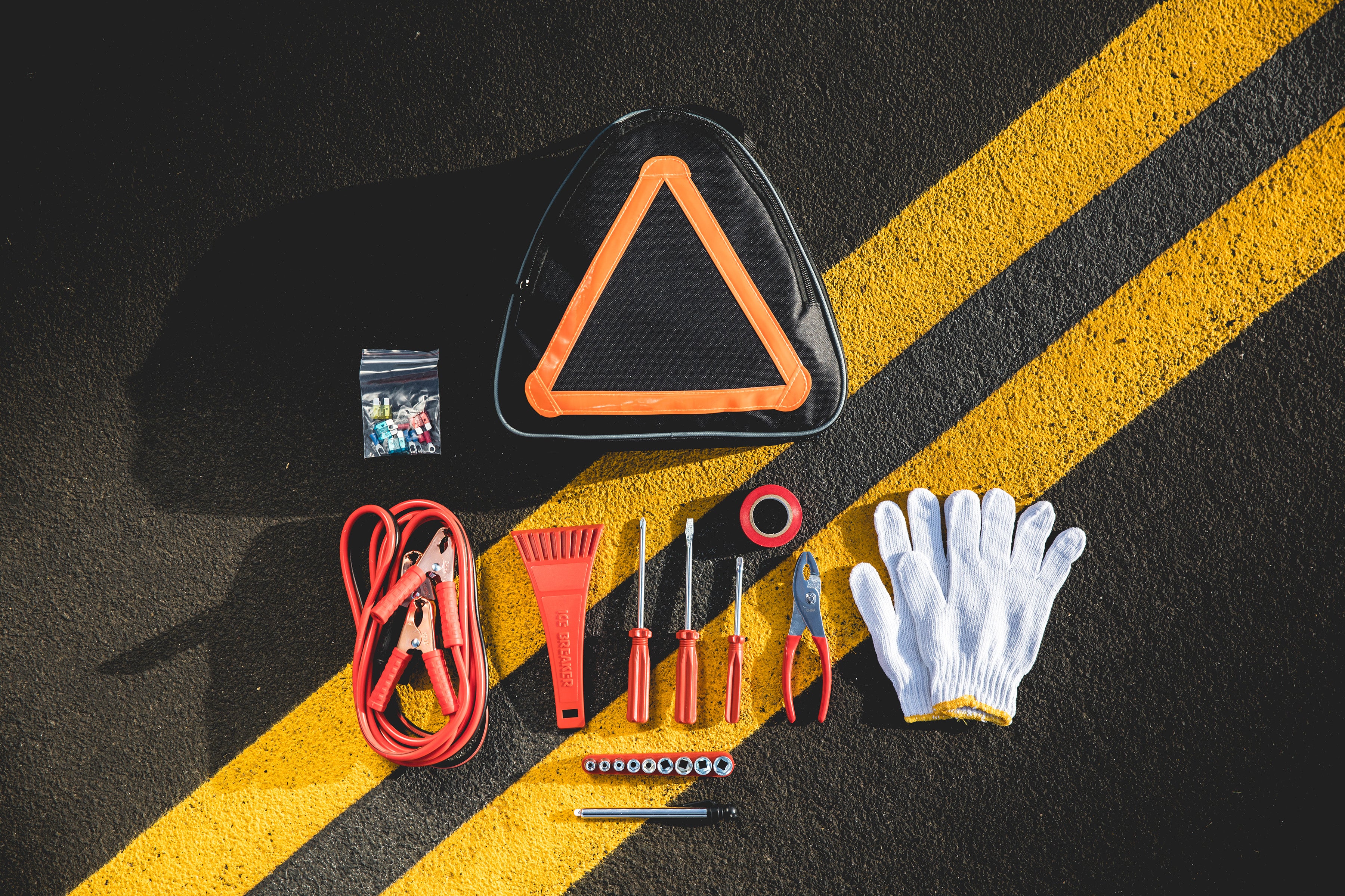 Arizona Cardinals - Roadside Emergency Car Kit