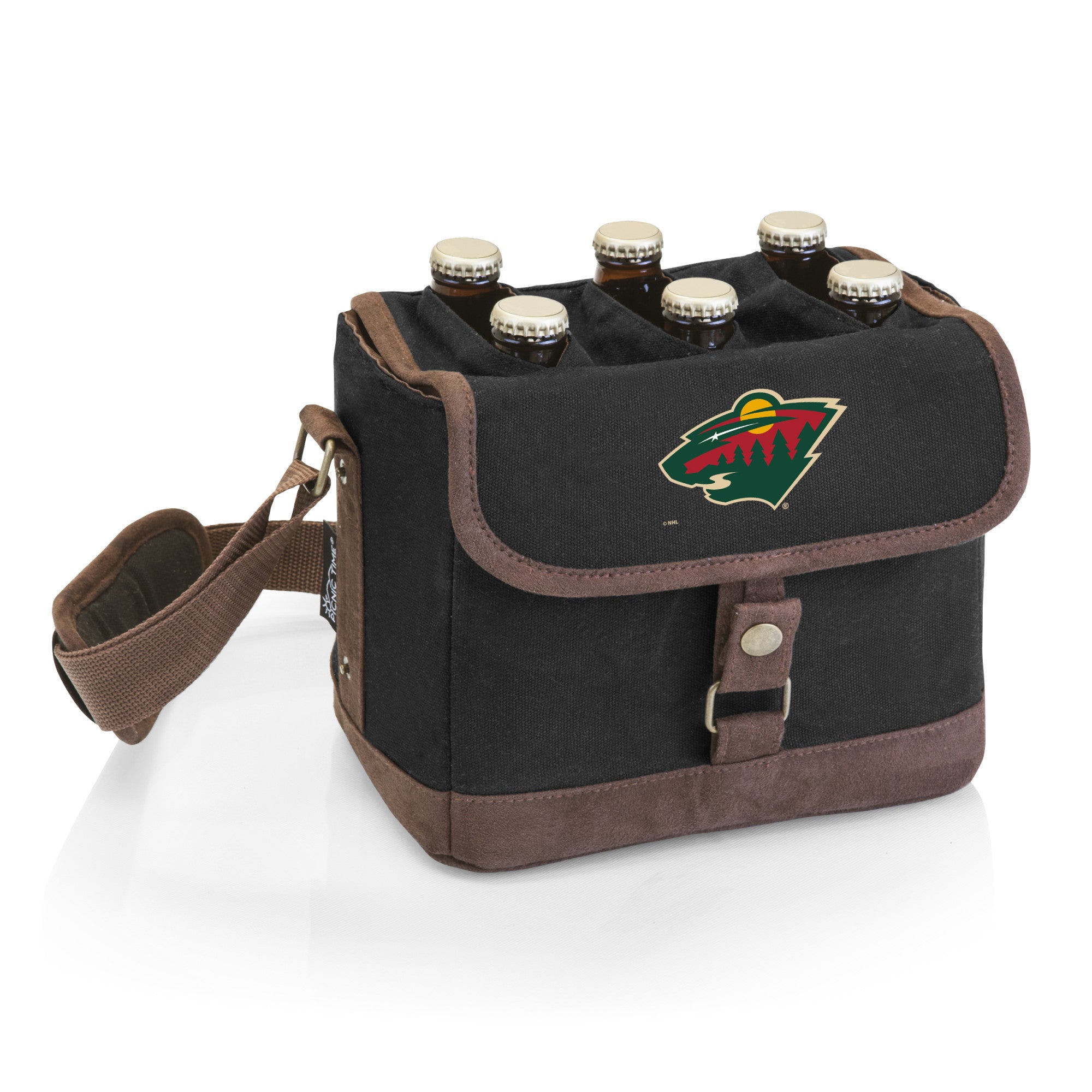 Minnesota Wild - Beer Caddy Cooler Tote with Opener