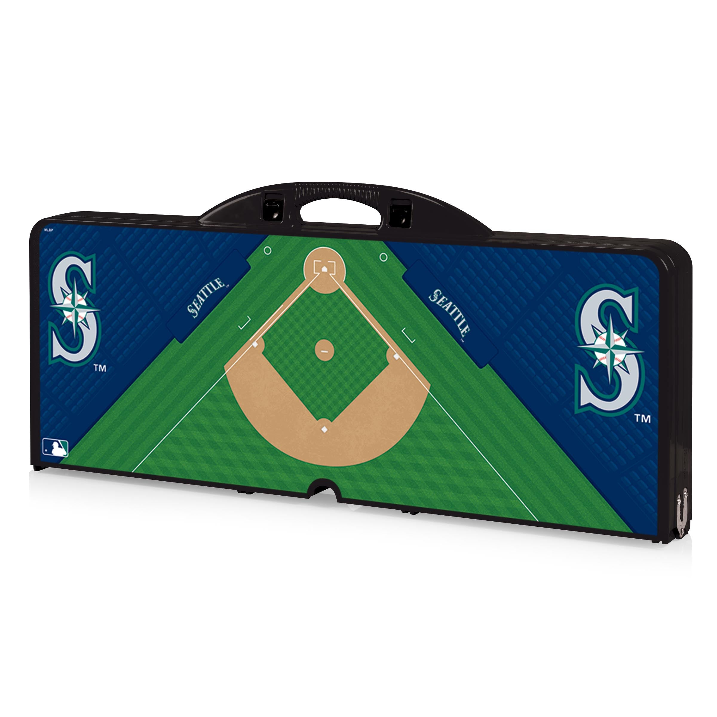 Seattle Mariners Baseball Diamond - Picnic Table Portable Folding Table with Seats