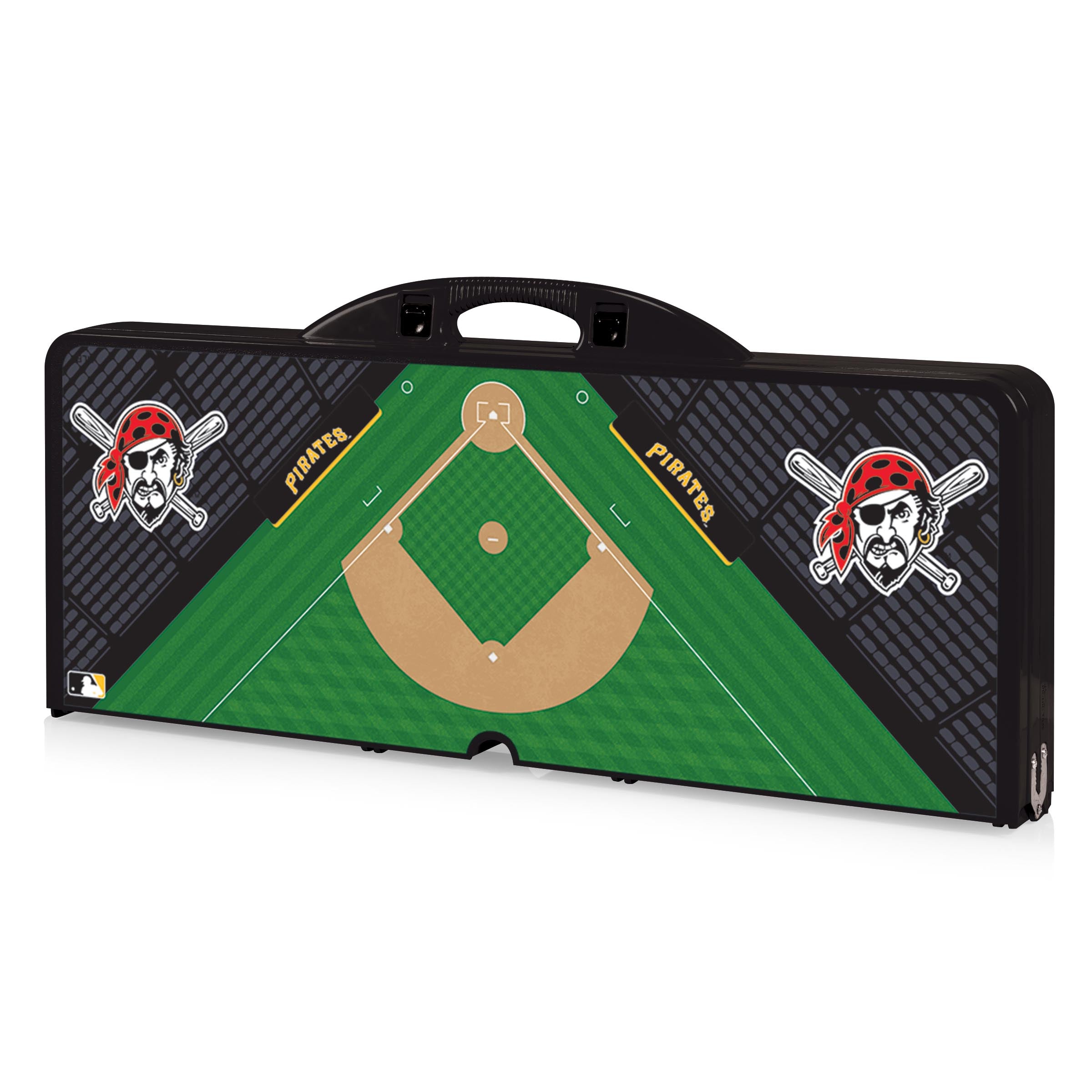 Pittsburgh Pirates Baseball Diamond - Picnic Table Portable Folding Table with Seats