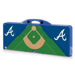 Atlanta Braves Baseball Diamond - Picnic Table Portable Folding Table with Seats