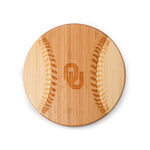 Oklahoma Sooners - Home Run! Baseball Cutting Board & Serving Tray