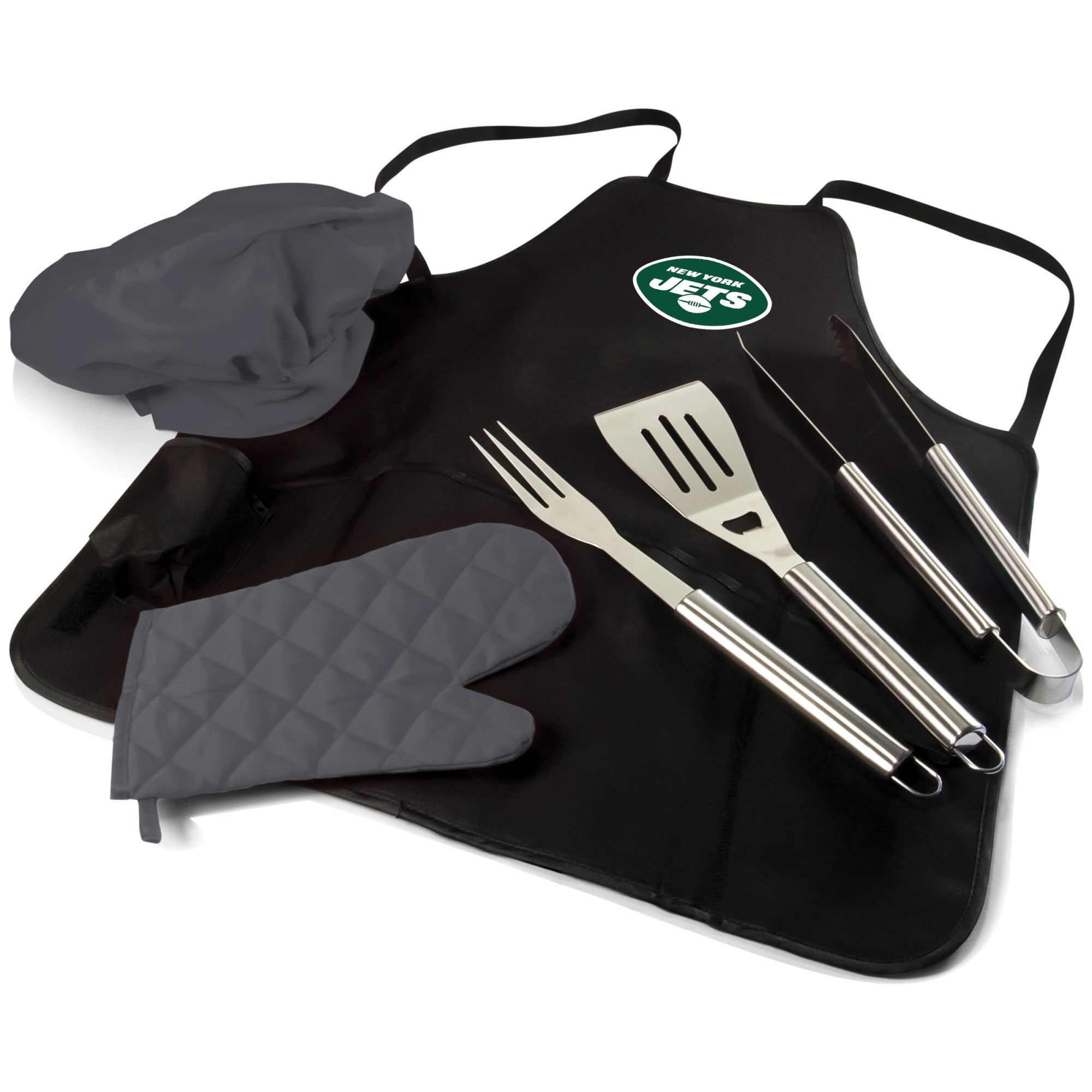 New York Jets - BBQ Apron Tote Pro Grill Set