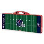 Houston Texans Football Field - Picnic Table Portable Folding Table with Seats