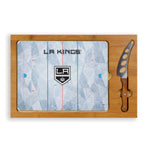 Hockey Rink - Los Angeles Kings - Icon Glass Top Cutting Board & Knife Set