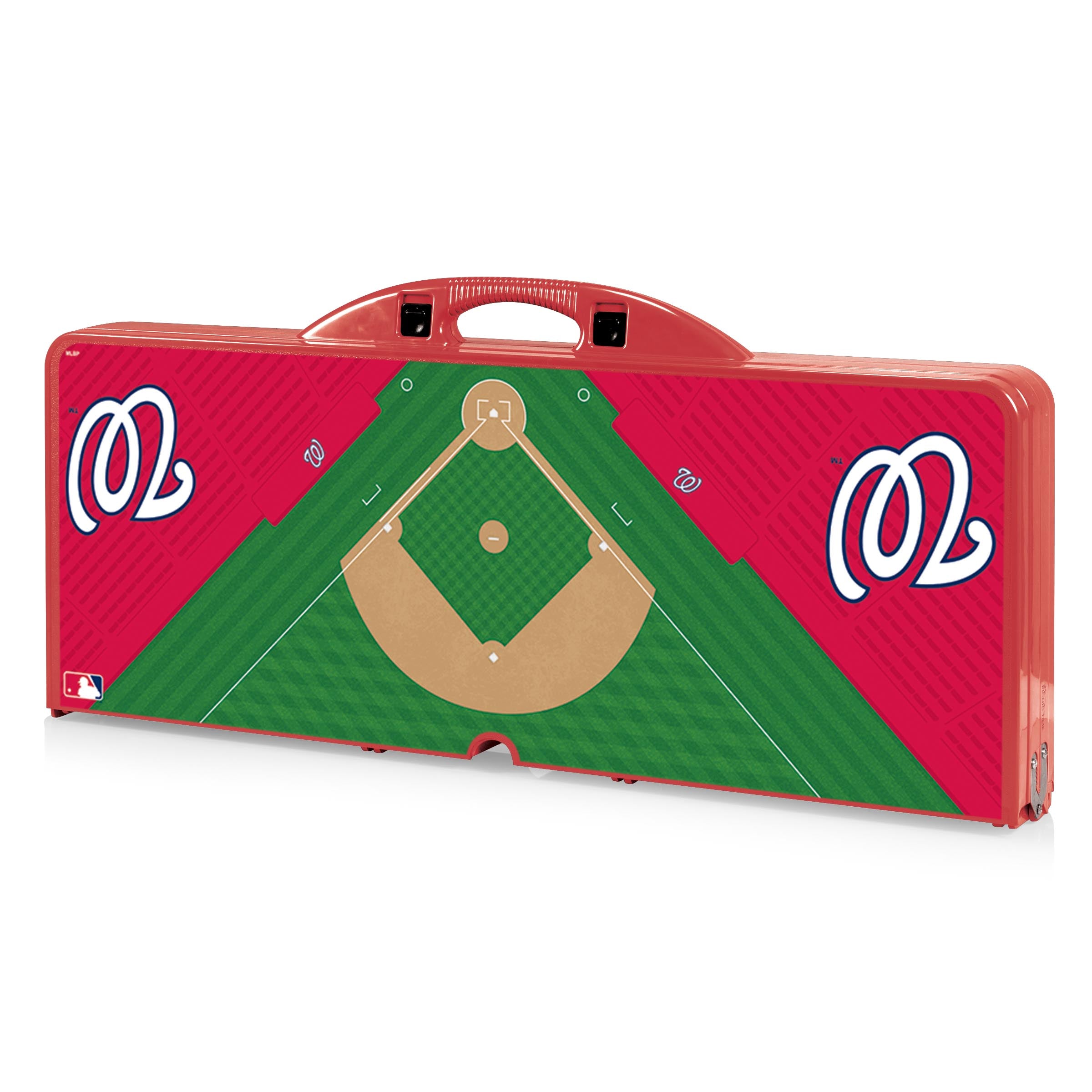 Washington Nationals Baseball Diamond - Picnic Table Portable Folding Table with Seats