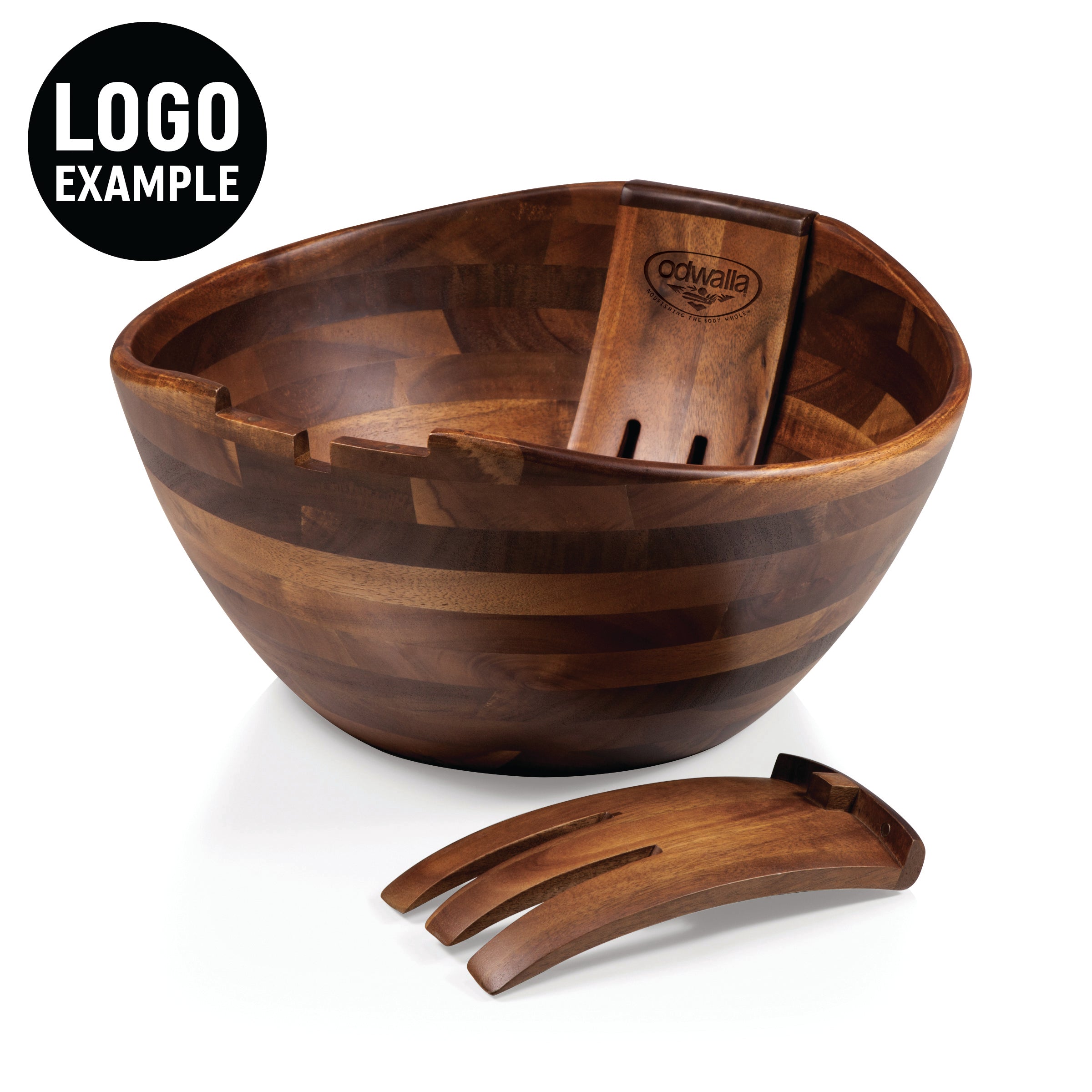 Fabio Viviani - Mescolare Large Salad Bowl with Integrated Serving/Tossing Tools