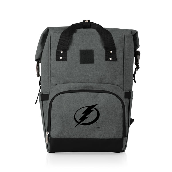 Tampa Bay Lightning - On The Go Roll-Top Backpack Cooler