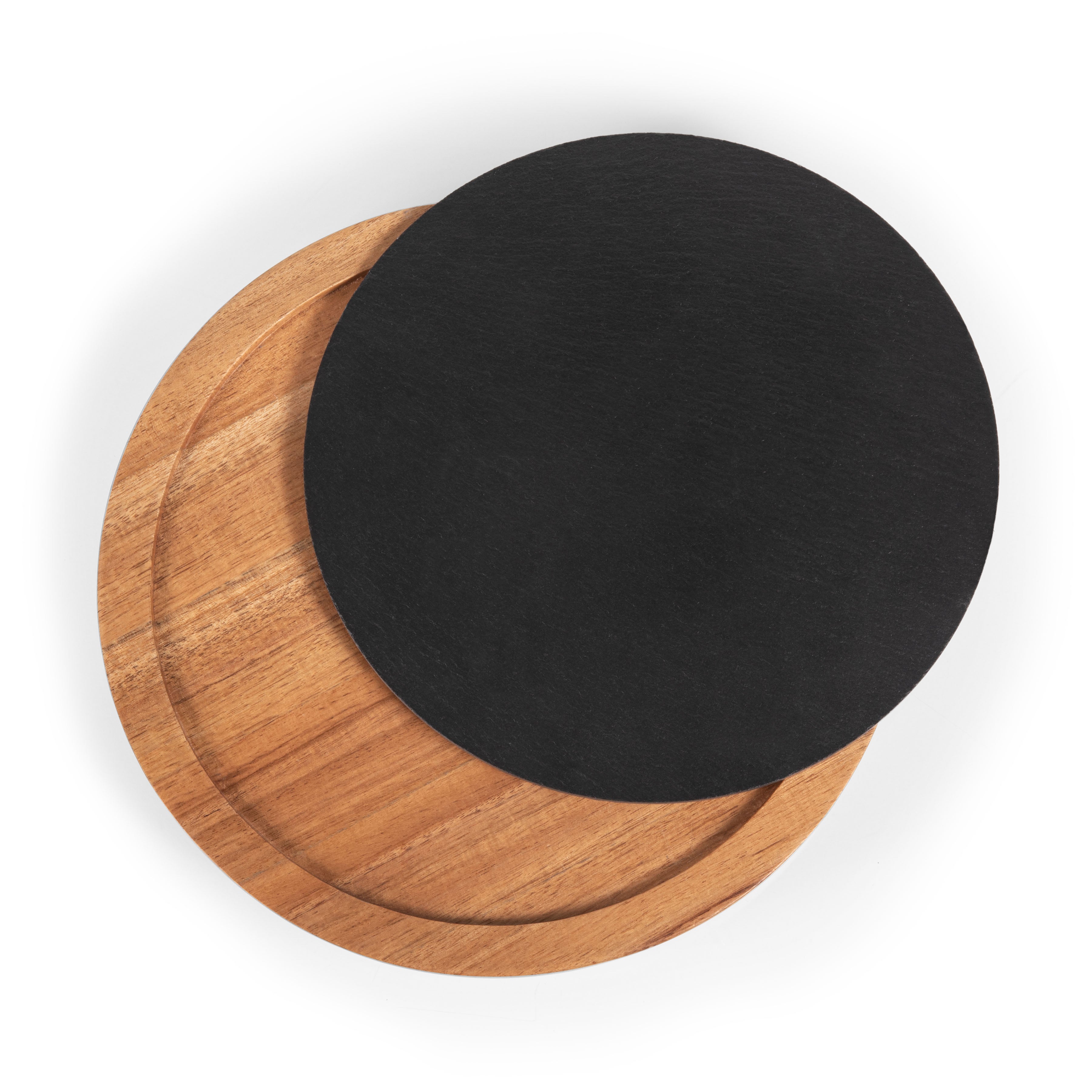 Seattle Kraken - Insignia Acacia and Slate Serving Board with Cheese Tools