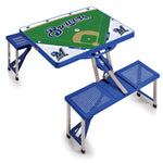 Milwaukee Brewers Baseball Diamond - Picnic Table Portable Folding Table with Seats