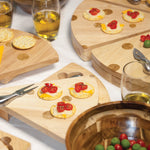 Swiss Cheese Cutting Board & Tools Set