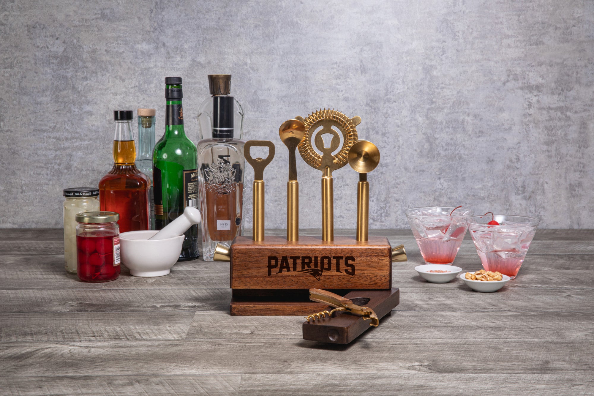 New England Patriots - Sidecar 5-Piece Bar Tool Set