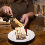 Arbane Champagne Glass Set with Cake Knife