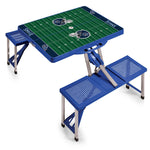 Tennessee Titans - Picnic Table Portable Folding Table with Seats and Umbrella