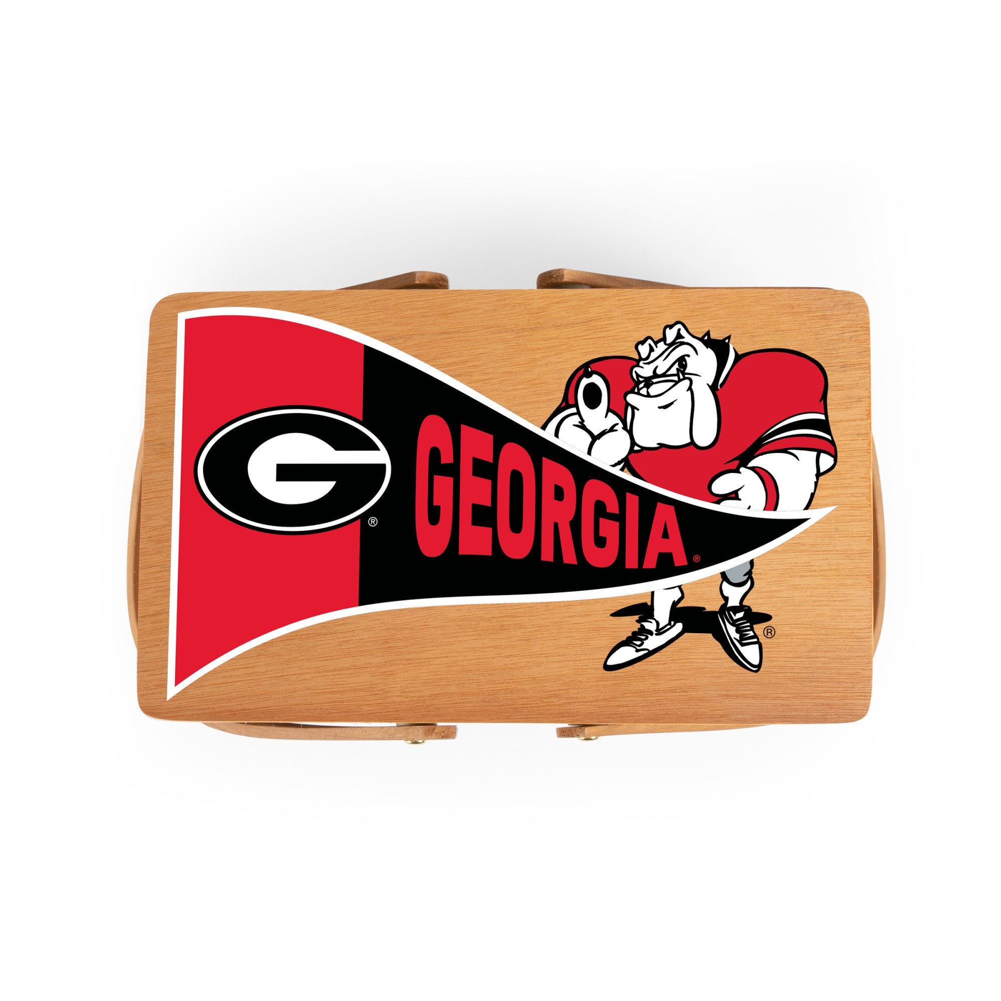 Georgia Bulldogs - Poppy Personal Picnic Basket