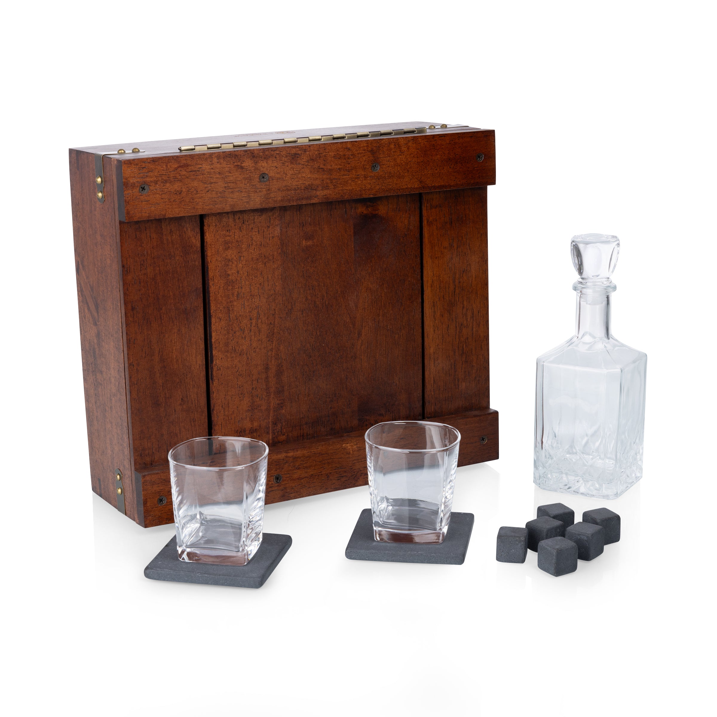 Whiskey Box Gift Set with Decanter