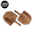 Acacia Personal Pizza Peel Serving Board Paddle Set of 2