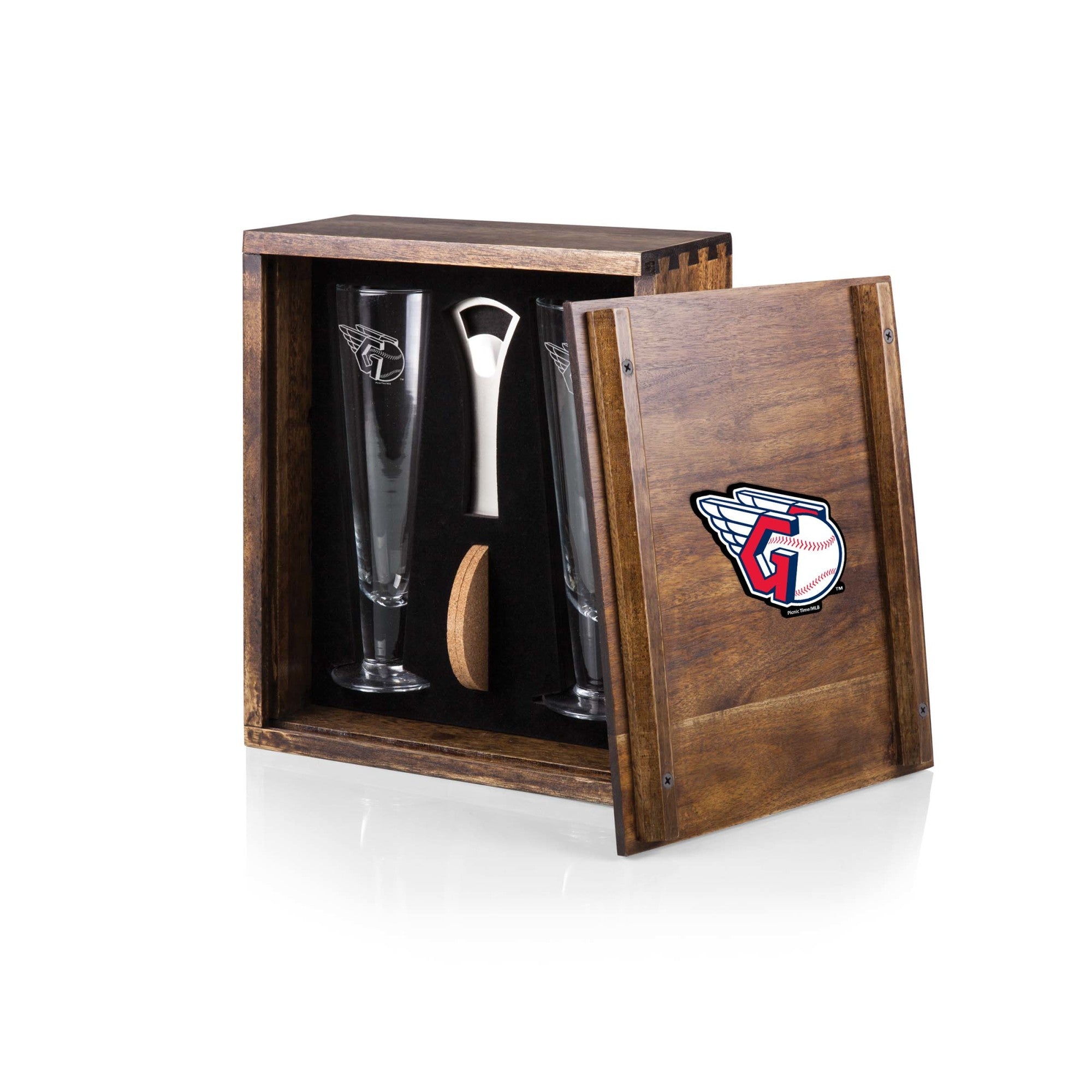 Cleveland Guardians - Pilsner Beer Glass Gift Set