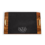 Wisconsin Badgers - Covina Acacia and Slate Serving Tray