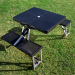 Nebraska Cornhuskers - Picnic Table Portable Folding Table with Seats