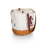 Washington Commanders Mickey Mouse - Coronado Canvas and Willow Basket Tote