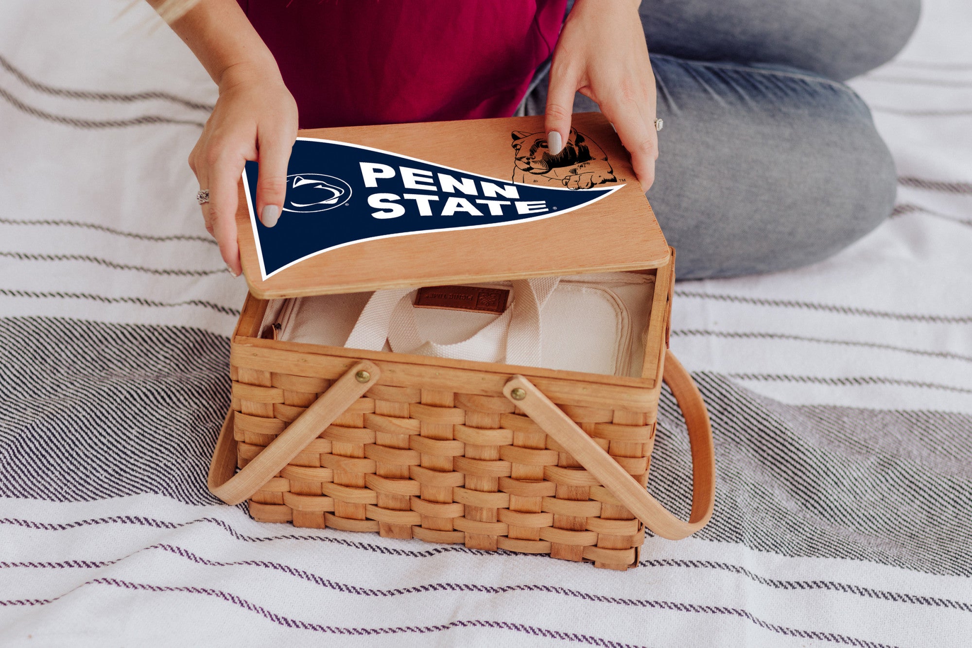 Penn State Nittany Lions - Poppy Personal Picnic Basket