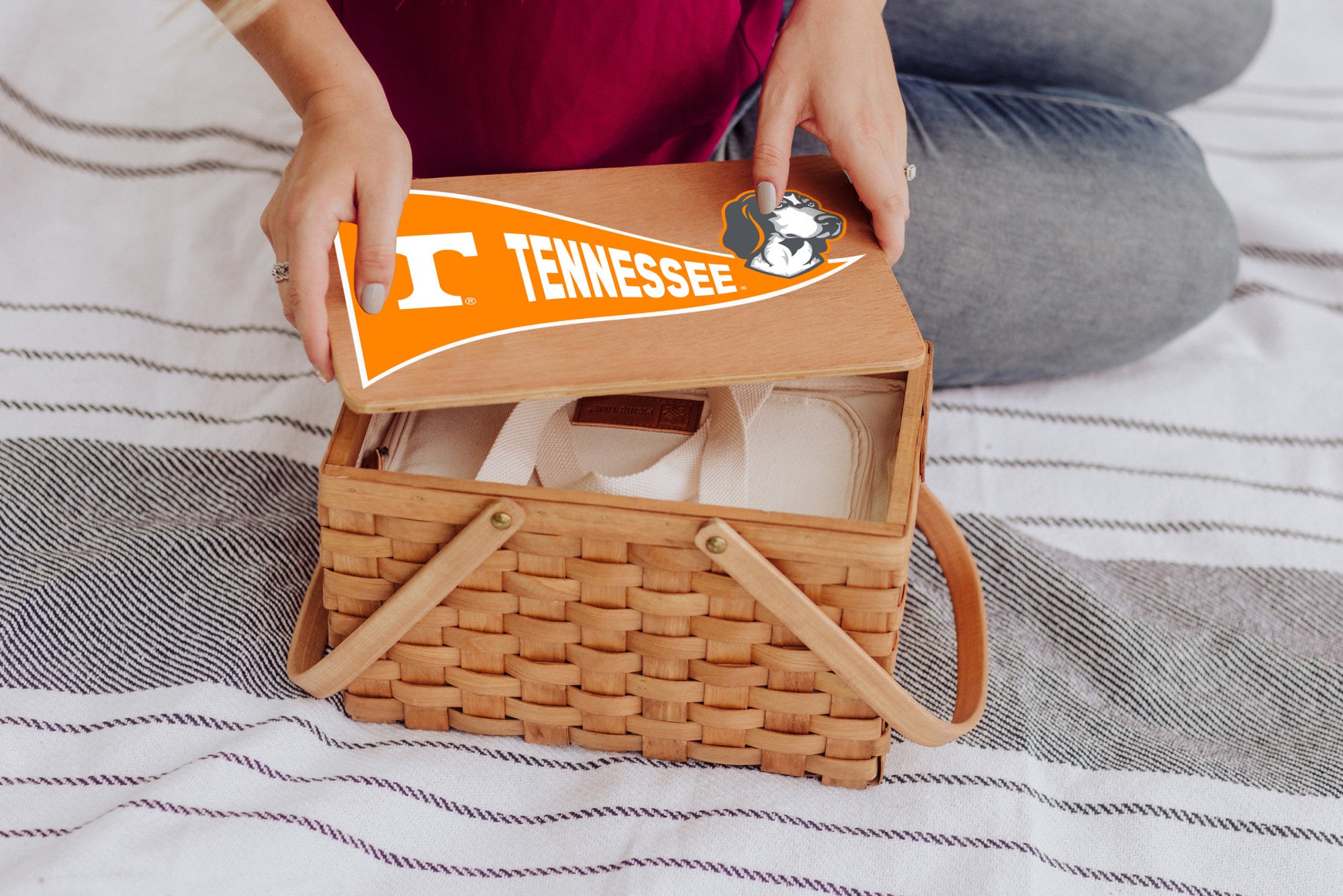 Tennessee Volunteers - Poppy Personal Picnic Basket