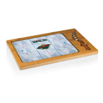 Minnesota Wild Hockey Rink - Icon Glass Top Cutting Board & Knife Set