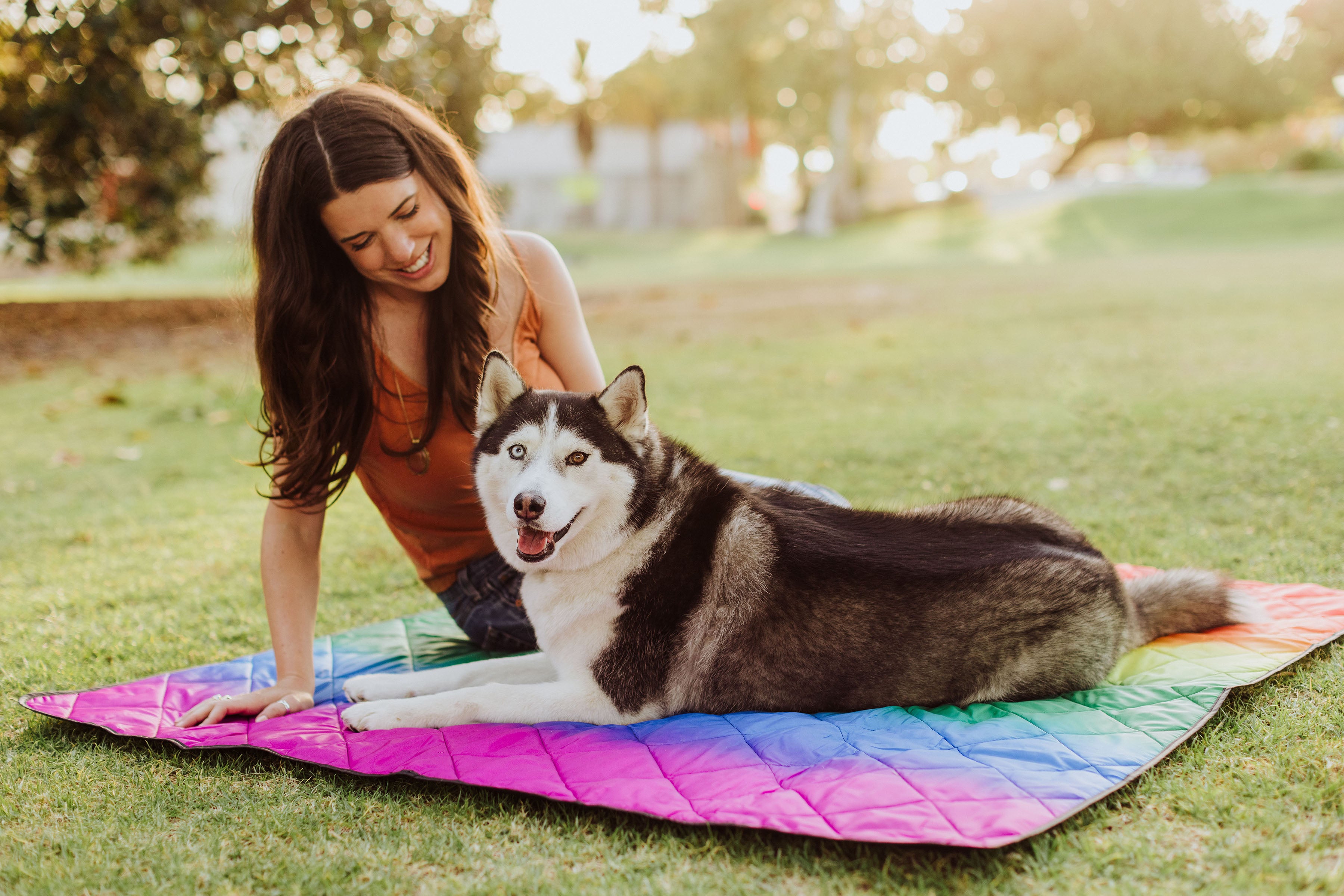 Columbus Blue Jackets - Vista Outdoor Picnic Blanket & Tote