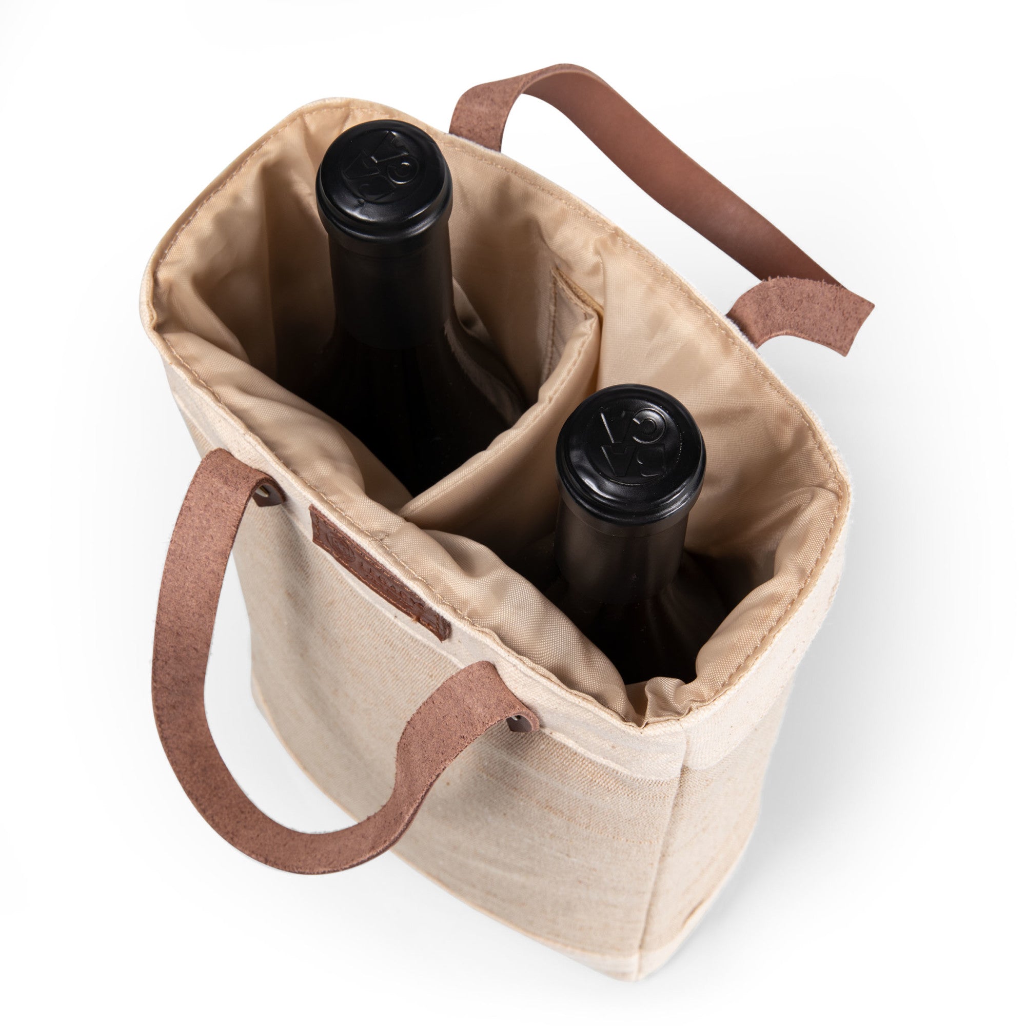 Seattle Kraken - Pinot Jute 2 Bottle Insulated Wine Bag